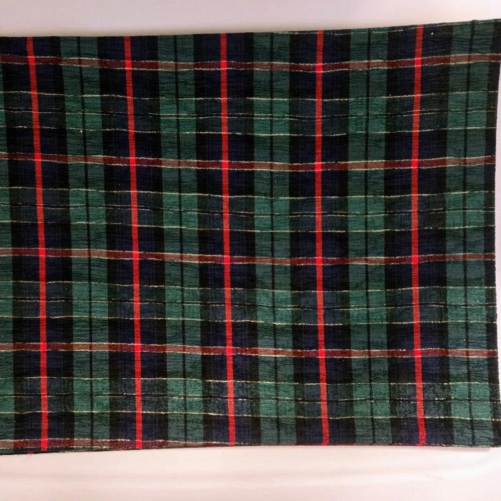 Set of six plaid placemats NWOT‎